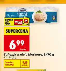 Biedronka Tuńczyk w oleju Marinero 3-pak oferta