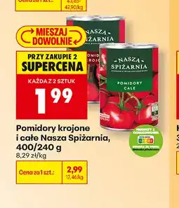 Biedronka Pomidory całe Nasza Spiżarnia oferta