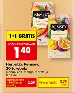 Biedronka Herbatka Remsey mango-chili oferta