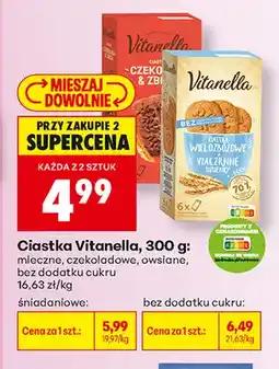 Biedronka Ciastka Vitanella czekoladowe oferta