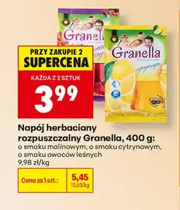 Biedronka Napój herbaciany rozpuszczalny Granella o smaku cytrynowym oferta