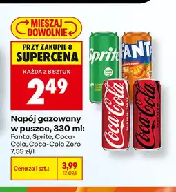 Biedronka Napój gazowany w puszce Fanta oferta
