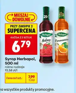 Biedronka Syrop Herbapol malina oferta