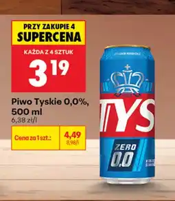 Biedronka Piwo bezalkoholowe Tyskie oferta