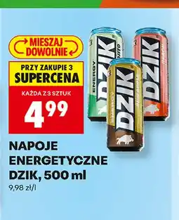 Biedronka Napój energetyczny Dzik Energy oferta