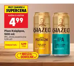 Biedronka Piwo Książęce złote pszeniczne oferta