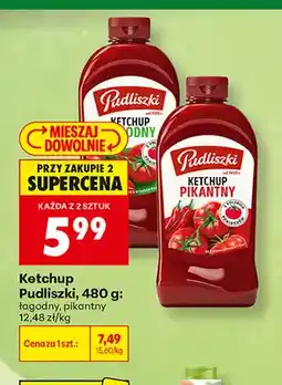 Biedronka Ketchup Pudliszki łagodny oferta