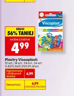 Biedronka Plastry Viscoplast 12 szt oferta