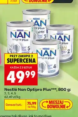 Biedronka Mleko modyfikowane Nestlé Nan Optipro Plus 2 oferta