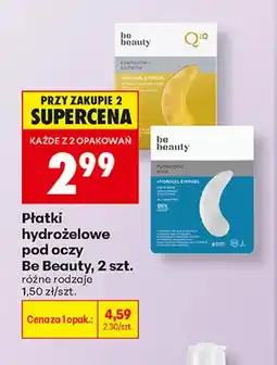 Biedronka Płatki hydrożelowe pod oczy Be Beauty oferta