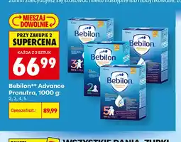 Biedronka Mleko modyfikowane Bebilon Advance Pronutra 2 oferta