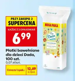 Biedronka Płatki bawełniane dla dzieci Dada oferta