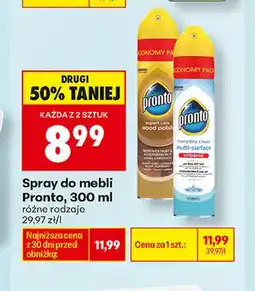 Biedronka Spray do mebli Pronto oferta