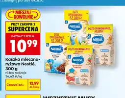 Biedronka Kaszka mleczno-ryżowa Truskawka Nestlé oferta