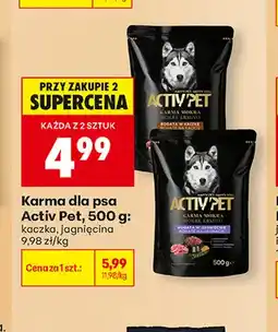 Biedronka Karma dla psa Activ Pet kaczka oferta