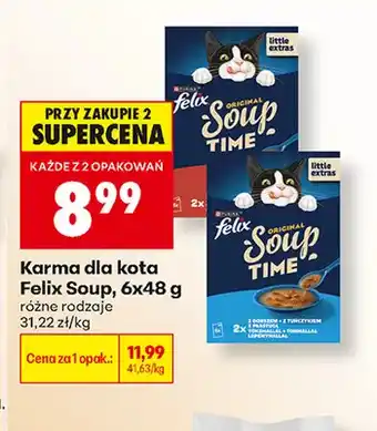 Biedronka Karma dla kota Felix Soup 6-pak oferta