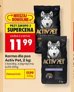 Biedronka Karma dla psa Activ Pet z jagnięciną oferta