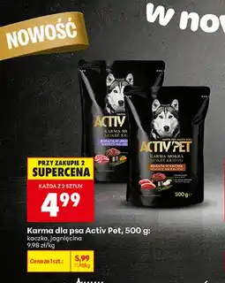 Biedronka Karma dla psa Activ Pet kaczka oferta