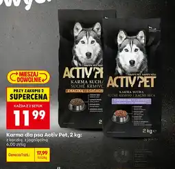Biedronka Karma dla psa Activ Pet z kaczką oferta