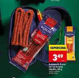 Biedronka Kabanosy Extra na raz Kraina Wędlin drobiowo-wieprzowe oferta