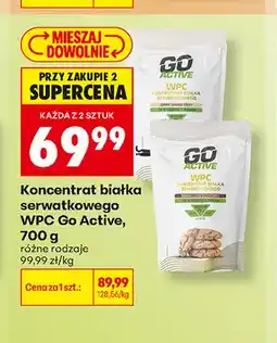 Biedronka Koncentrat białka serwatkowego WPC Go Active waniliowy oferta