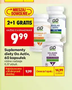 Biedronka Suplement diety Kolagen Extra Go Active oferta