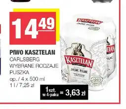 Spar Piwo Kasztelan 4-pak oferta