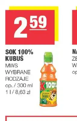 Spar Sok Kubuś 100% oferta