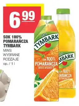 Spar Sok pomarańcza Tymbark 100% oferta