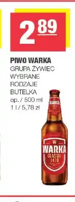 Spar Piwo Warka oferta