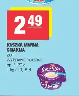 Spar Kaszka manna Smakija Zott oferta
