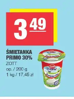 Spar Śmietanka Primo Zott 30% oferta