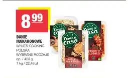 Spar Danie makaronowe Whats Cooking Polska oferta
