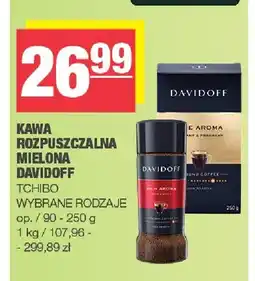 Spar Kawa rozpuszczalna mielona Davidoff oferta