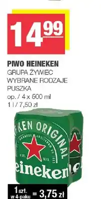 Spar Piwo Heineken 4-pak oferta