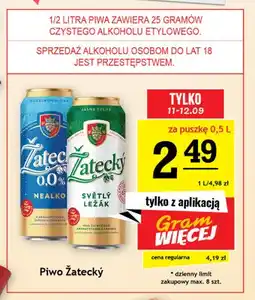 Gram Market Piwo bezalkoholowe Žatecký Nealko oferta