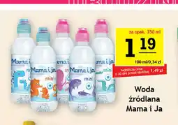 Gram Market Woda źródlana niegazowana Mama i Ja oferta