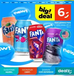Dealz Napój gazowany Fanta grape oferta