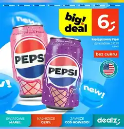 Dealz Napój gazowany Pepsi Zero Sugar Raspberry Ripple oferta