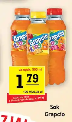 Gram Market Sok Grapcio Kids marchew jabłko truskawka oferta
