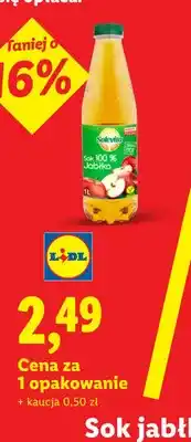 Lidl Sok jabłkowy 100% Solevita oferta