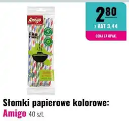Eurocash Słomki papierowe kolorowe: Amigo oferta