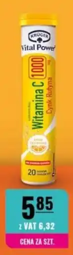 Eurocash Witamina C 1000 mg Cynk-Rubyyna oferta