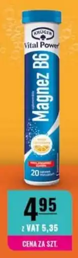 Eurocash Krüger Vital Power Magnez B6 oferta