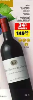 Carrefour LA CLOSERIE DE FOURTET oferta