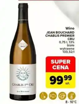 Carrefour Wino JEAN BOUCHARD CHABLIS PREMIER CRU oferta