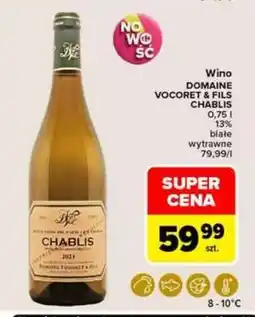 Carrefour Wino DOMAINE VOCORET & FILS CHABLIS oferta