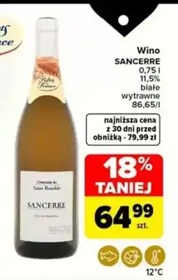 Carrefour Wino SANCERRE oferta