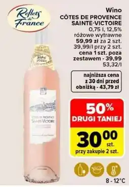 Carrefour CÔTES DE PROVENCE SAINTE-VICTOIRE oferta