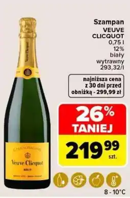 Carrefour Szampan VEUVE CLICQUOT oferta